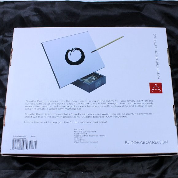 Buddha Board Art Set: Water Painting w/ Bamboo Brush & Stand - Picture 5 of 5